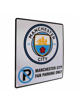 Manchester City FC No Parking Sign