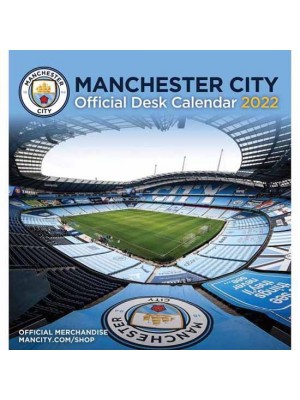 Manchester City FC Desktop Calendar 2022