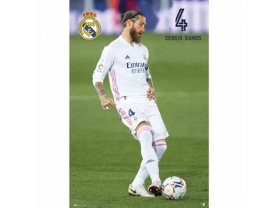 Real Madrid FC Poster Ramos 26