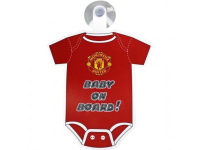 Manchester United FC Baby On Board Sign