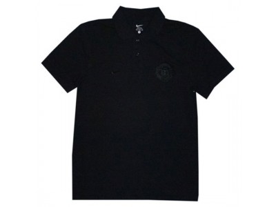 Manchester United polo shirt pure 2010/11 - all black
