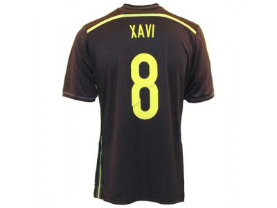 Spain away jersey 2014 - youth - Xavi 8