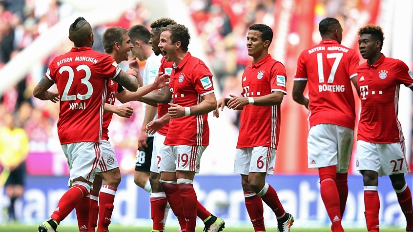 Bayern München sæsonen 2016/17 FC Bayern 16/17 hjemme sæt