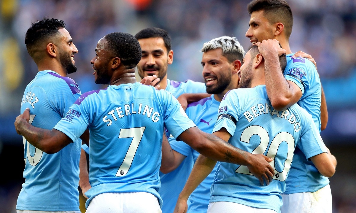 Man City 19/20 printing and badges Man City 19/20 kits