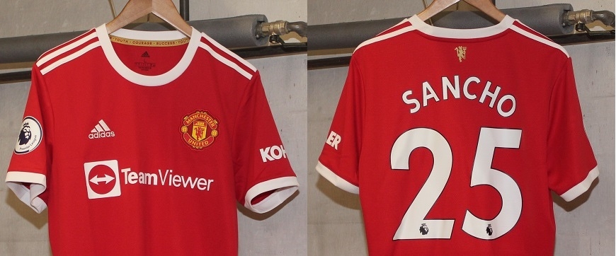 Manchester United SANCHO 25 jersey Man Utd 21/22 jerseys