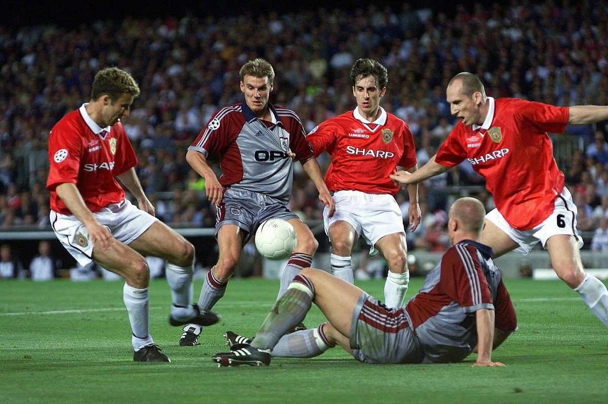 Man Utd UCL final 1999 Man Utd 1999 final versus Bayern