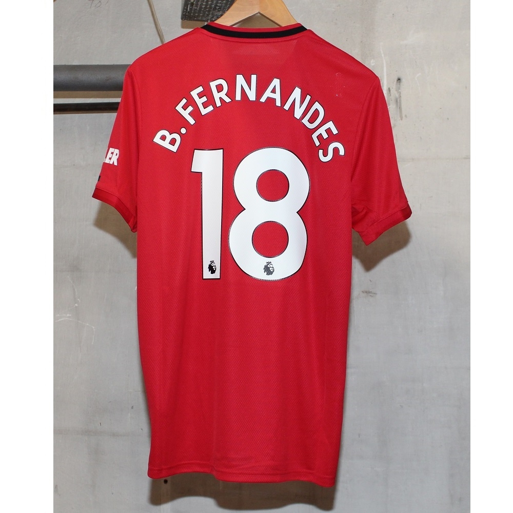Bruno Fernandes 18 MU 19/20 home Man Utd 19/20 home kit