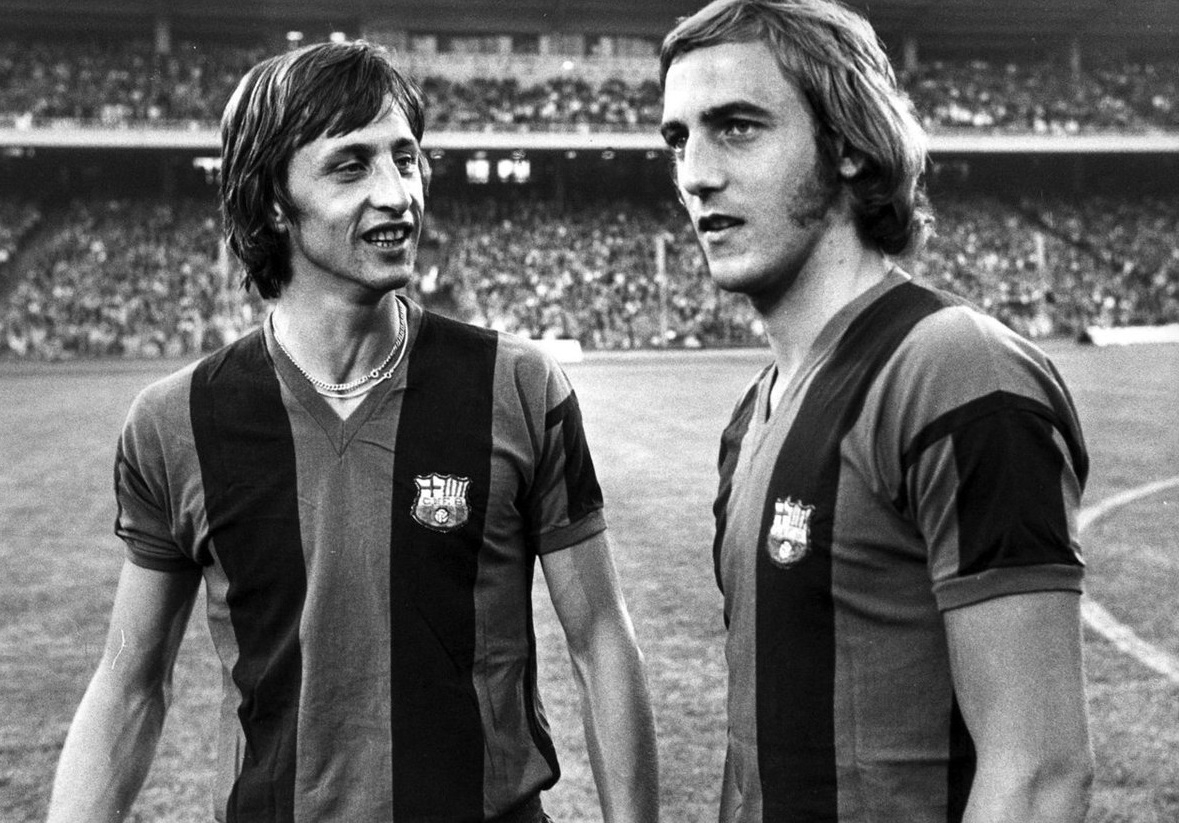 Barcelona historical , retro and Cruyff FC Barcelona 1970s