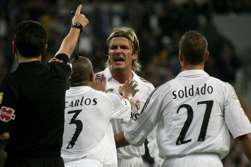 Real Madrid 05/06 Carlos, Beckham, Soldado Real Madrid 05/06 season