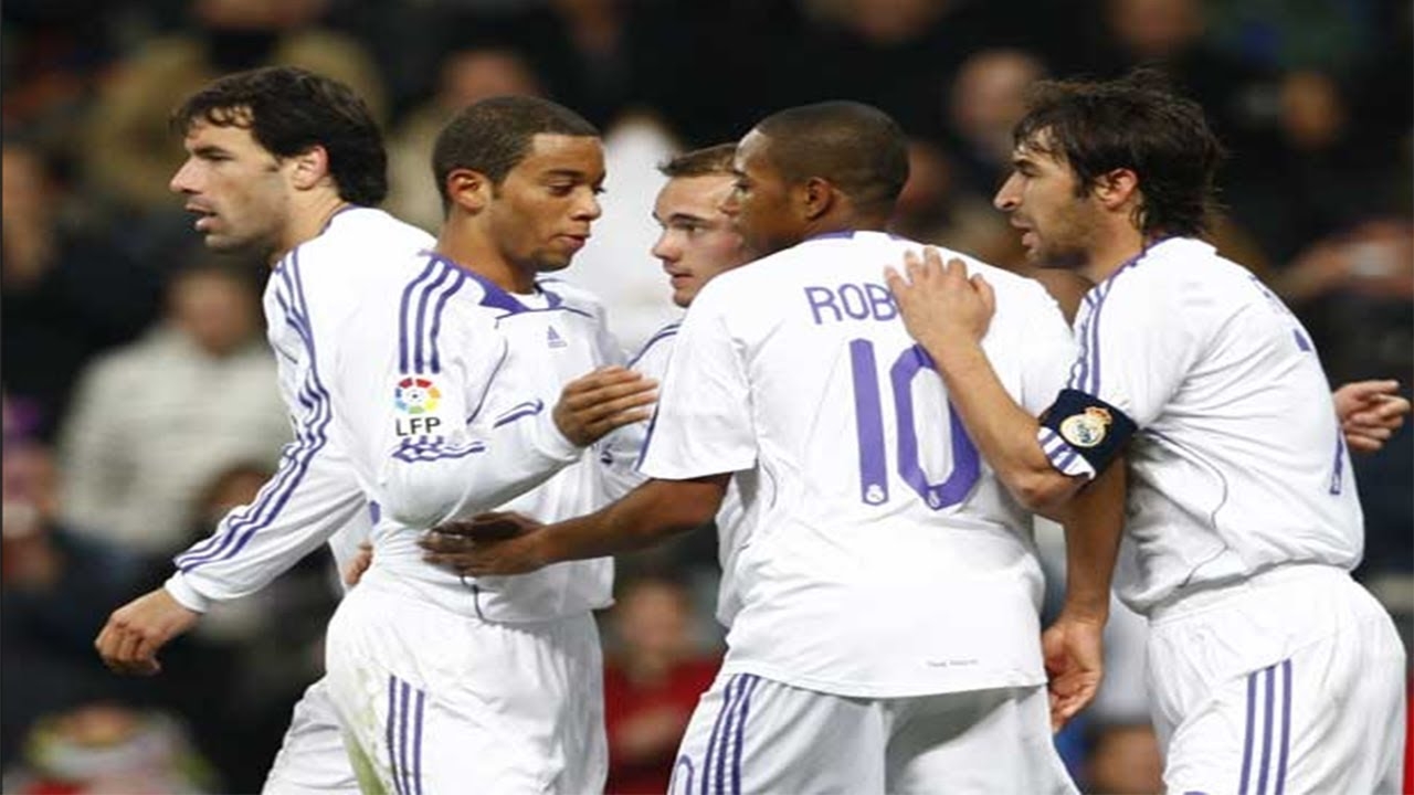 RM 07/08 - van nistelrooy, robinho, raul Real Madrid 2007/08 season